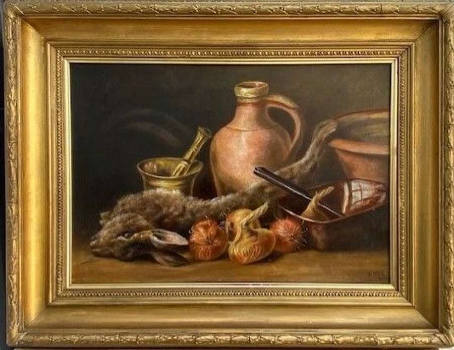 Circa 1900 oil painting