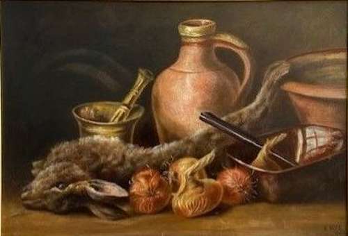 Circa 1900 oil painting