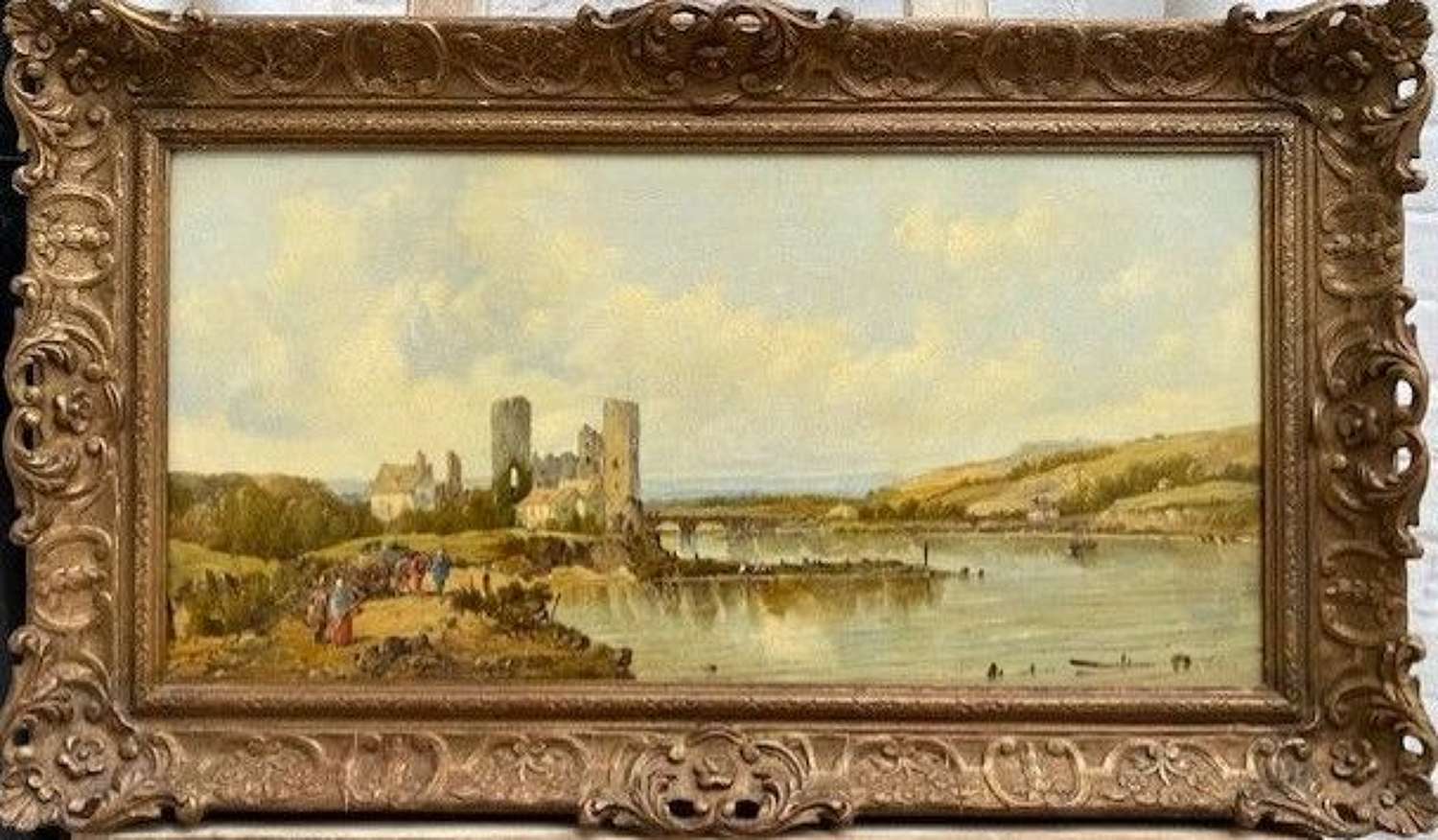 A late 19th century oil painting