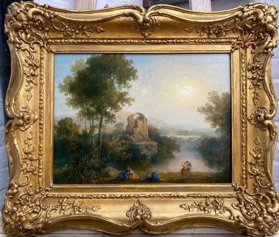 An early 19th century oil painting on panel