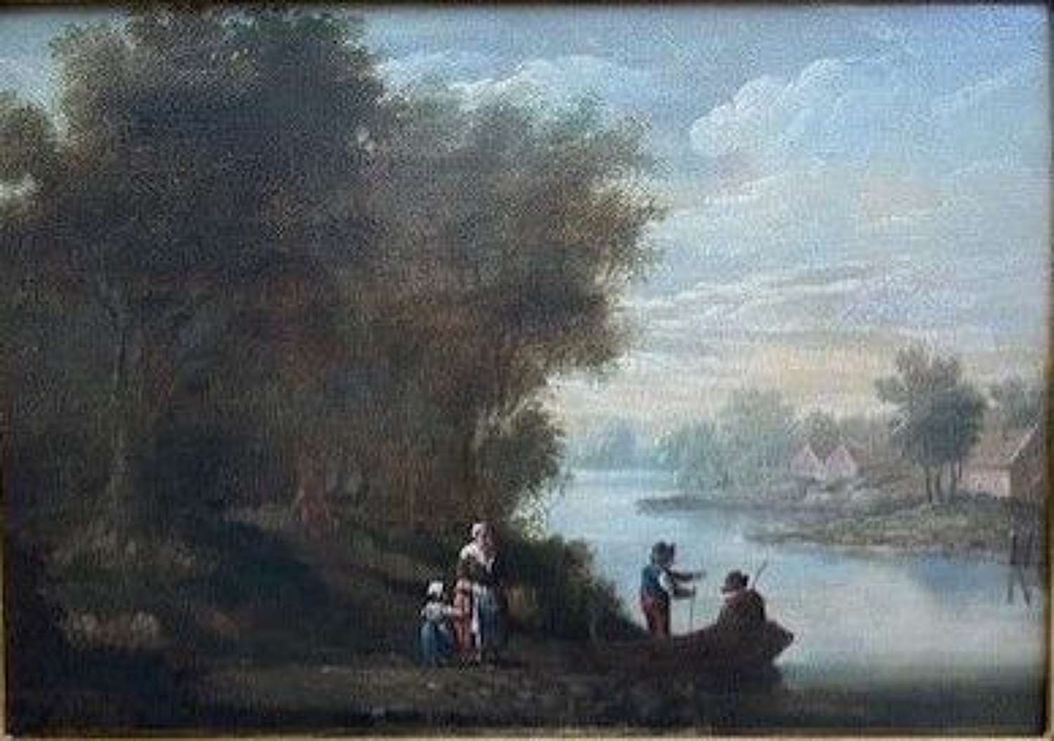 An 18th century oil  painting