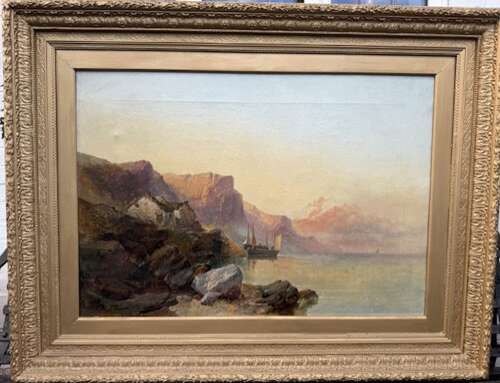 Late 19th century oil painting on canvas
