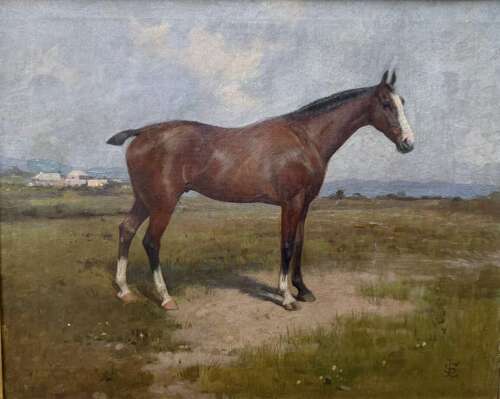 Bay Horse in a Landscape