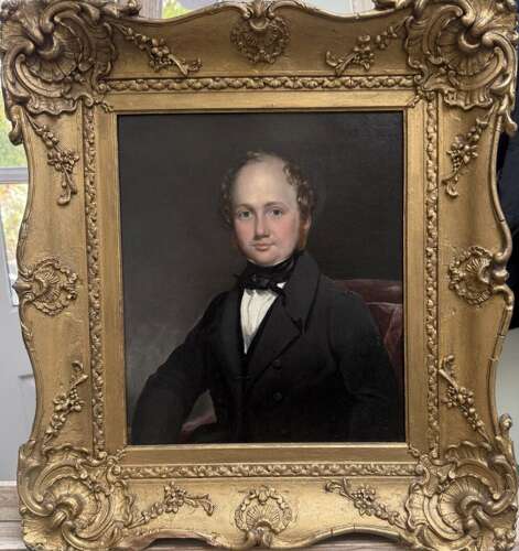Late 19th Century Oil on Canvas – Portrait of a Victorian Gentleman