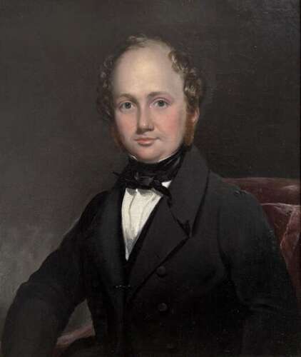 Late 19th Century Oil on Canvas – Portrait of a Victorian Gentleman